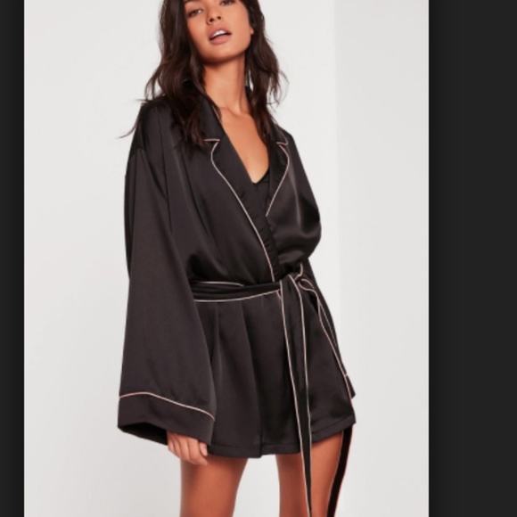 asos silk robe